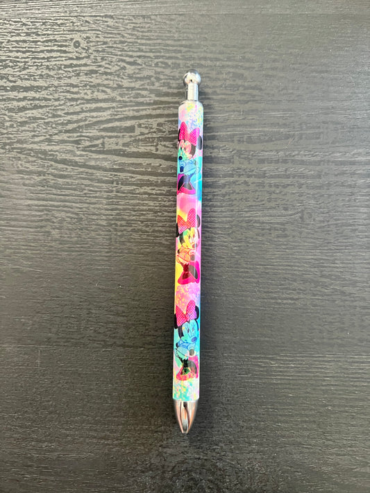 Stainless Steel Pastel Minnie Pen
