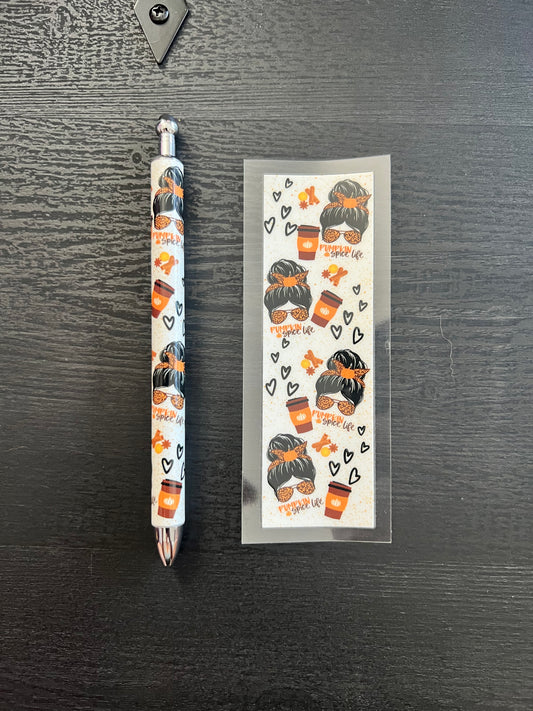 Stainless Steel Pumpkin Spice Life Pen