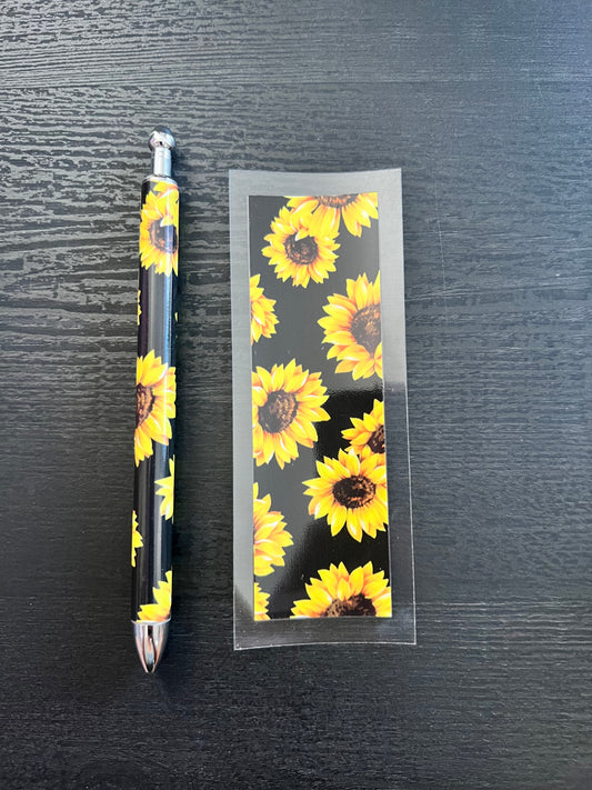 Stainless Steel Sunflowers Pen